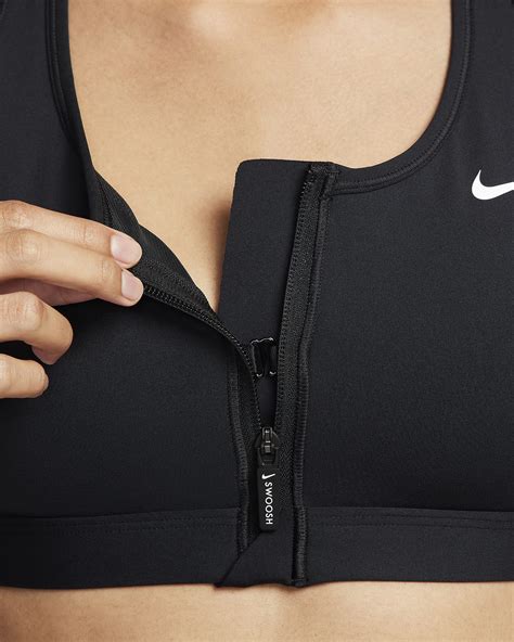 front zip sports bra nike|sports bra zipper in front.